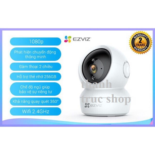 Camera Wifi Ezviz C6N 1080P - Hàng chính hãng - Bảo hành: 24 tháng