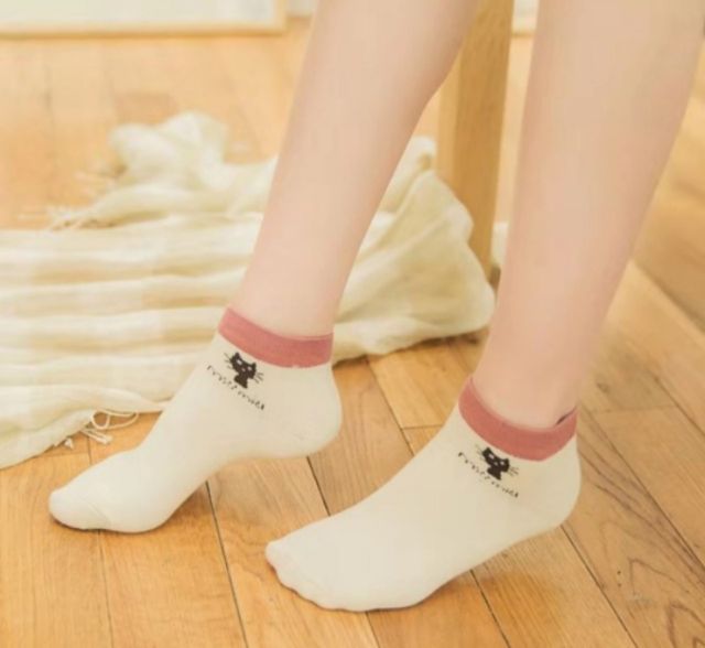 Hàng sẵn-Tất Mèo nữ hót hít 10 đôi túi rút