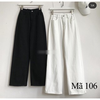 Quần baggy jeans ống suông ảnh thật 100%