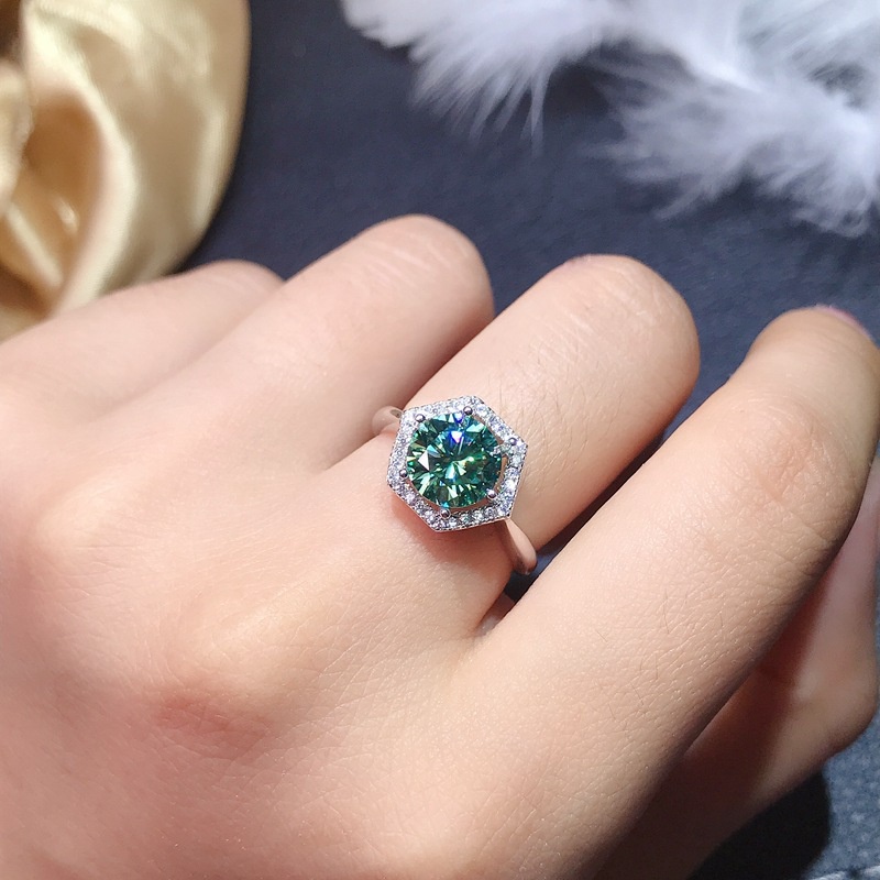 Thời Trang Nhẫn Lvzuan Đính Đá Kim Cương Giả Thiết Kế Đơn Giản Sang Trọng