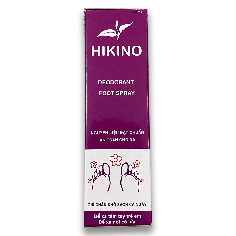 Xịt khử mùi hôi chân HIKINO cho nam nữ khi đeo giày dép chỉ sau 10 giây, không dính ướt