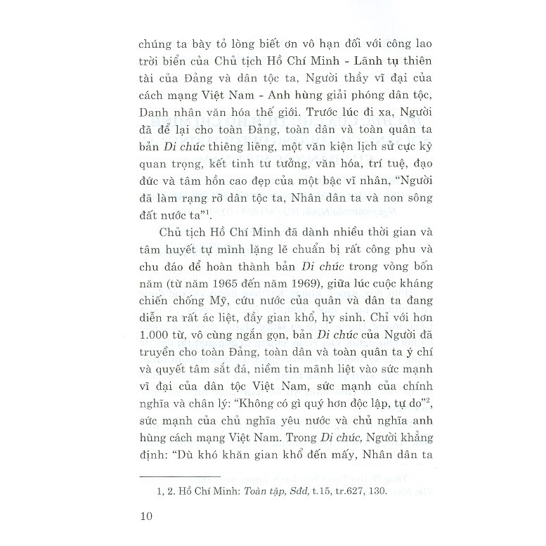 Sách - Di Chúc Bác Hồ Mãi Là Ánh Sáng Soi Đường Cho Dân Tộc Việt Nam | BigBuy360 - bigbuy360.vn