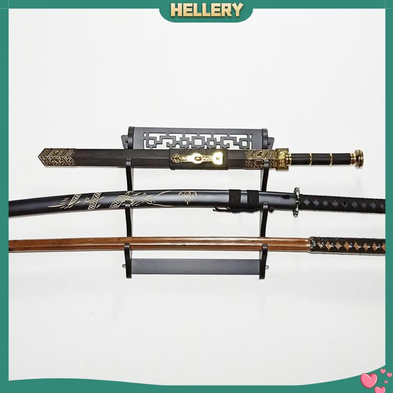 Giá Đỡ Thanh Kiếm 2 / 3 / 4 Tầng Gắn Tường Trưng Bày Samurai