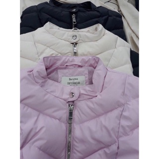 Áo phao gile nữ Bershka xuất dư