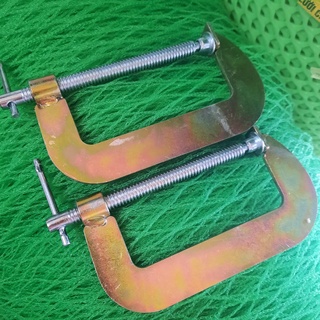 Combo 2 cảo chữ c sắt 5 inch kẹp max 130mm