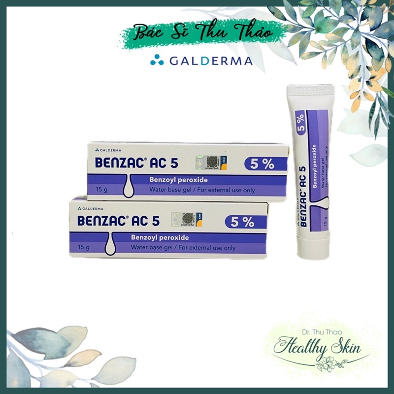 KEM GIẢM MỤN BENZAC AC 5% (BENZOYL PEROXIDE)