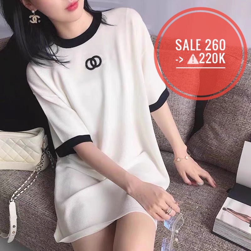 Váy Nữ Dệt Kim Trắng freesize 40-55kg Diamond Closet Sale | BigBuy360 - bigbuy360.vn