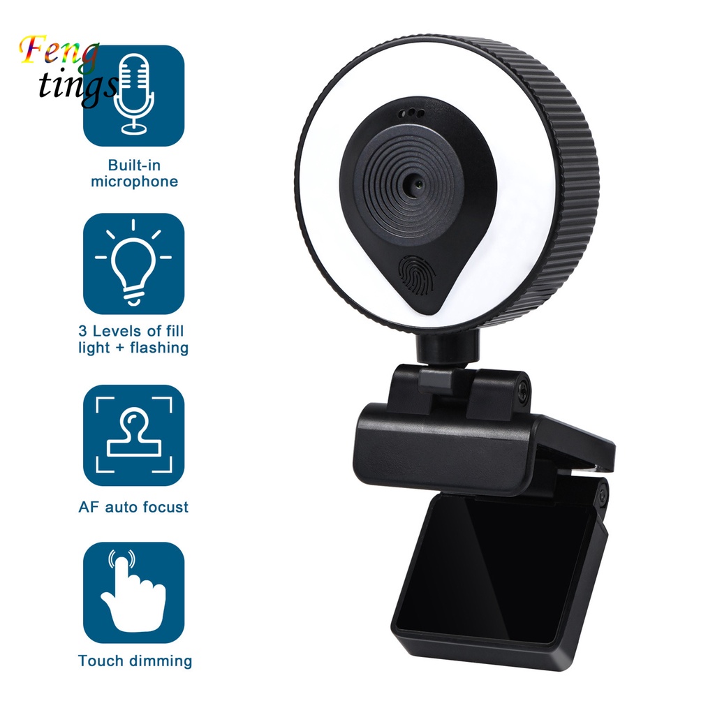 Webcam USB tự động lấy nét có thể điều chỉnh độ nét cao cho máy tính | BigBuy360 - bigbuy360.vn