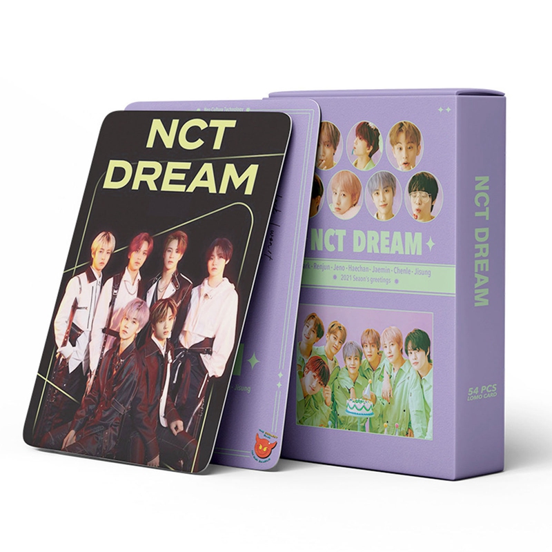 Bộ 54 Tấm Card Hình Nhóm Nhạc Nct Dream Dễ Thương