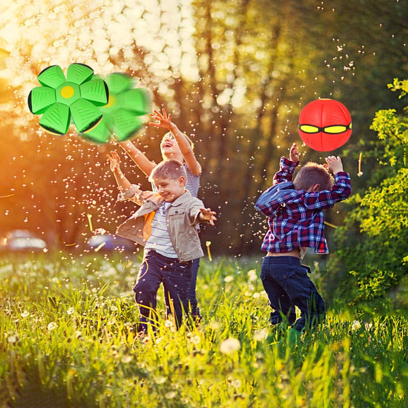 Bóng Ma Thuật Biến Hình Đĩa Bay UFO Đồ Chơi Vận Động Cho Trẻ Em 236