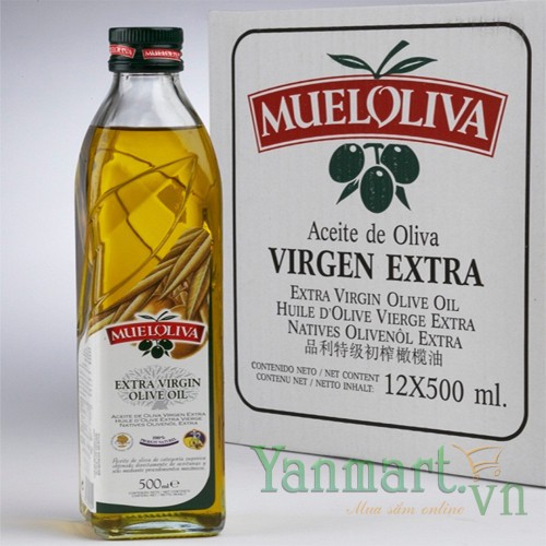 Olive Extra virgin ( Dầu oliu nguyên chất 100% ) nhập khẩu chính hãng