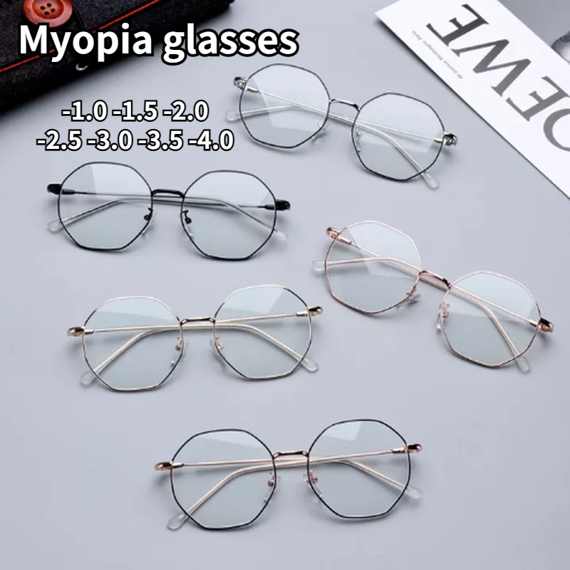 Mắt Kính Hình Bát Giác Chống Ánh Sáng Xanh / Bức Xạ Đa Giác Cho Nữ