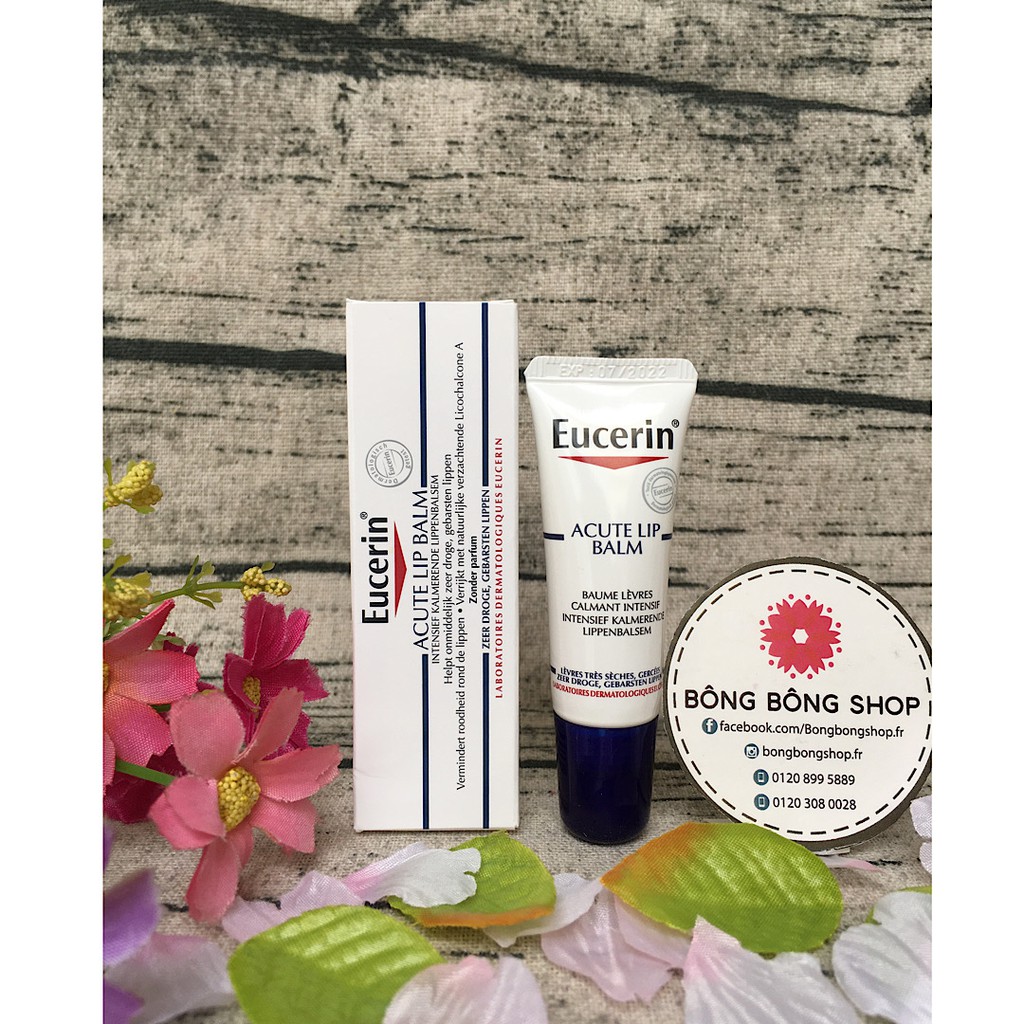 (Chuẩn Pháp-10g) Dưỡng môi Eucerin Acute Lip Balm