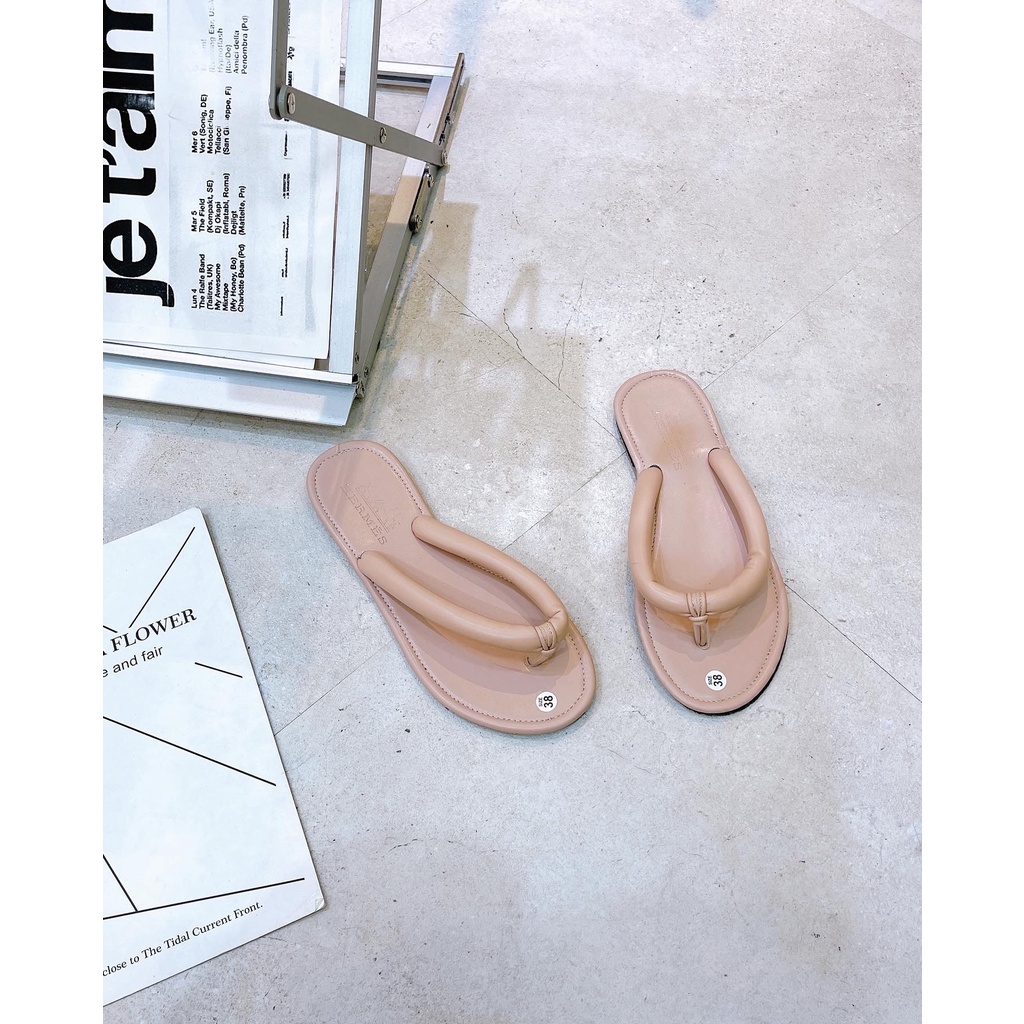 dép nữ xỏ ngón quai ống đơn giản xinh xắn