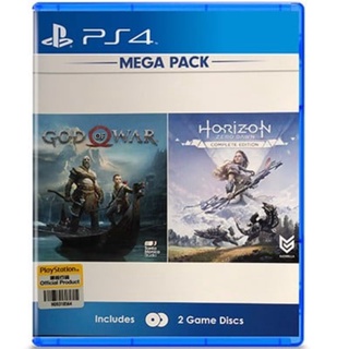 Đĩa game ps4 : megapack god of war 4 + horiozn ce