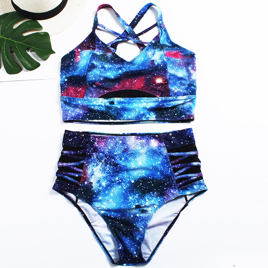 Đồ bơi nâng ngực nữ 2 mảnh Bikini in họa tiết | BigBuy360 - bigbuy360.vn
