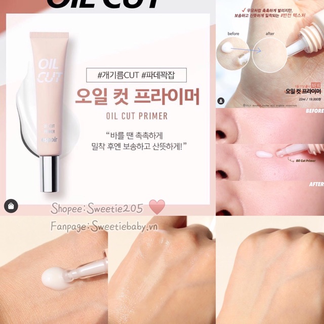 Kem lót kiềm dầu Espoir Oil Cut Primer