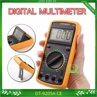 (LKNH) Đồng hồ đo điện vạn năng VOM DT-9205A ( Kèm Pin+ Dây Đo ) Cao Cấp Loại Tốt