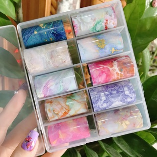 Set foil vân đá