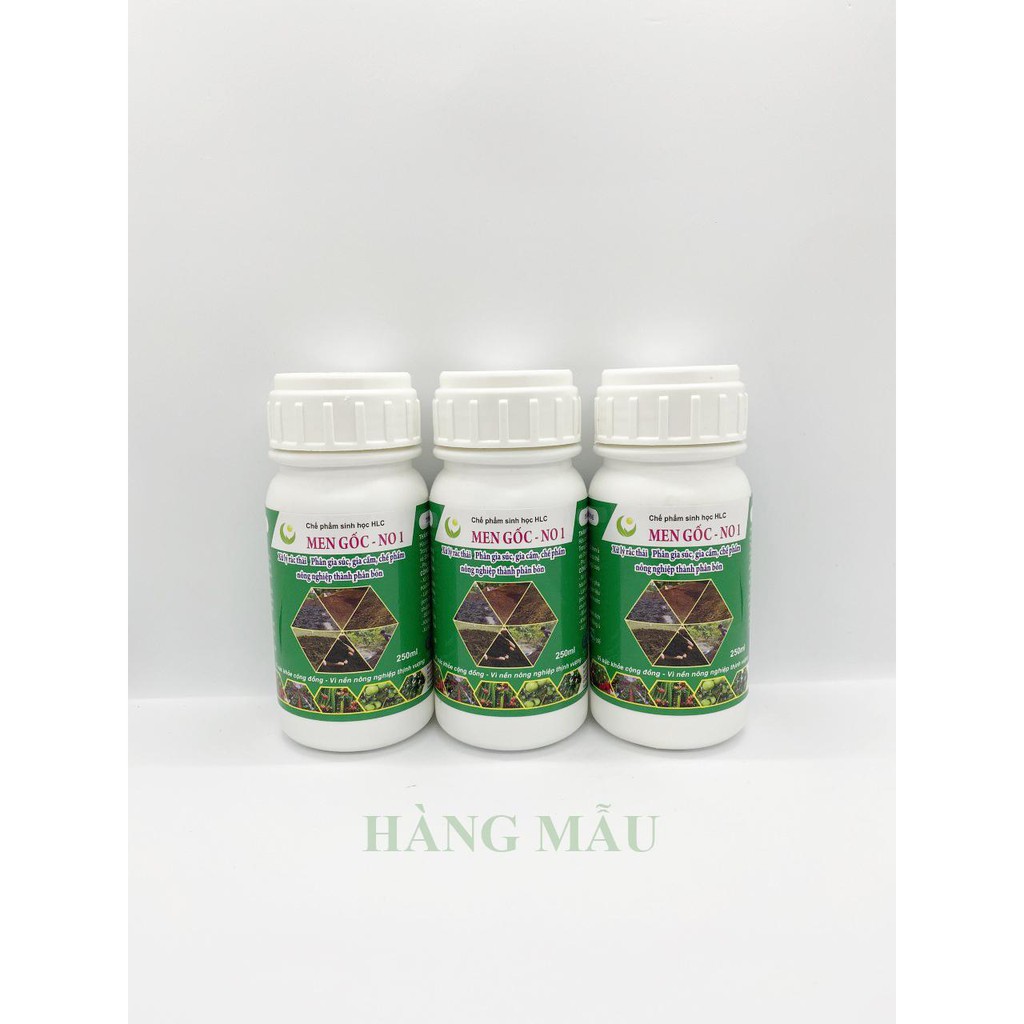 CHẾ PHẨM VI SINH MEN GỐC NO1 Ủ PHÂN CHUỒNG, Ủ PHÂN HỮU CƠ, Ủ RÁC THẢI NHÀ BẾP, 1 CHAI Ủ CHO 2-3 TẤN PHÂN - CHAI 250ML