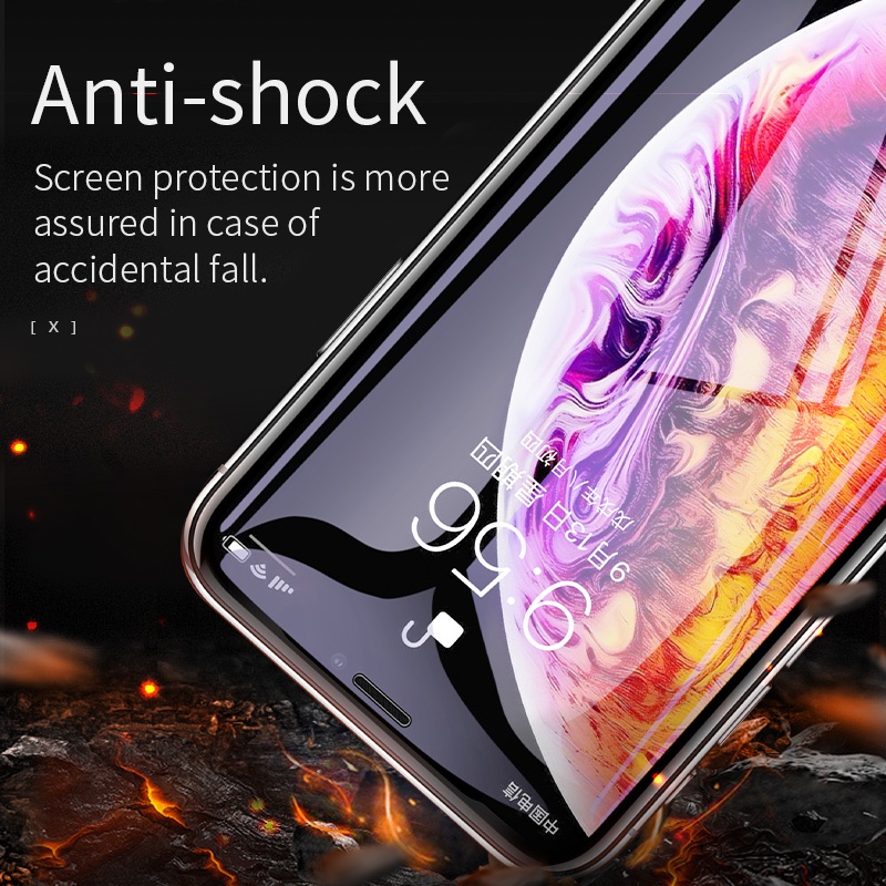 Kính Cường Lực Trong Suốt 3D Độ Cứng 9H Chống Dấu Vân Tay Cho iPhone XR