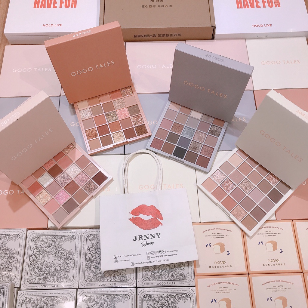 Bảng Phấn Mắt 25 Ô Gogo Tales Back To Reality/Make Yourself Priority