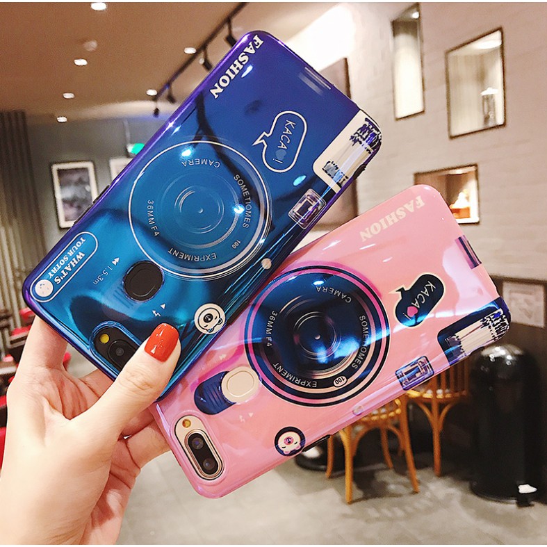 Ốp điện thoại blu-ray hình máy ảnh cho Huawei Nova 2i//2/3/2S