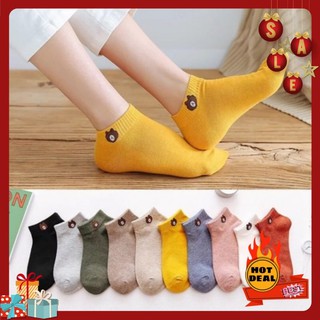 combo túi 10 Tất gấu brown kakao talk line siêu cute combo 10 đôi giá rẻ