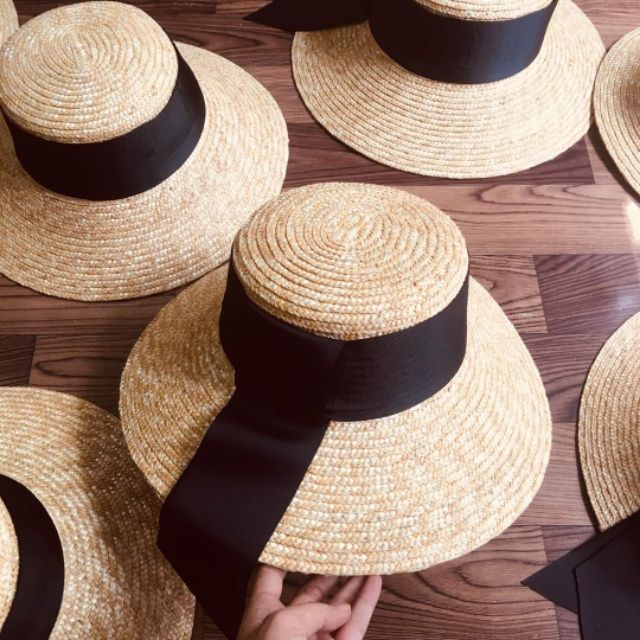 [Mã SKAMA8 giảm 8% đơn từ 300k] Nón cói đi biển vành cụp xinh đẹp