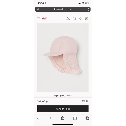 Mũ Chống Nắng Bé Gái Tán Rộng Hồng HaM