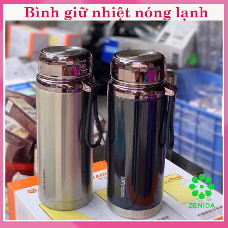 Bình giữ nhiệt nóng lạnh 1000ml - 1200ml -1500ml inox 304 cao cấp - bình nước giữ nhiệt, giữ lạnh