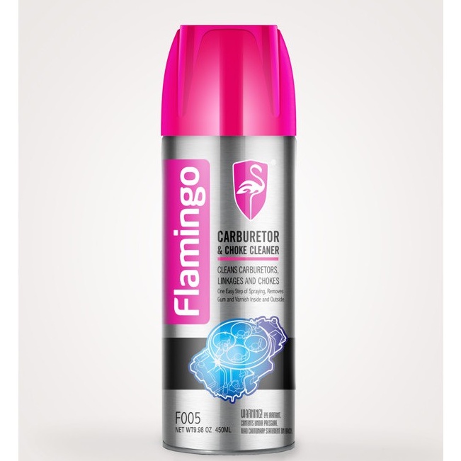 Xịt Chế Hòa Khí- Vệ sinh bình xăng con- Xe Ô Tô Flamingo F005 450ml