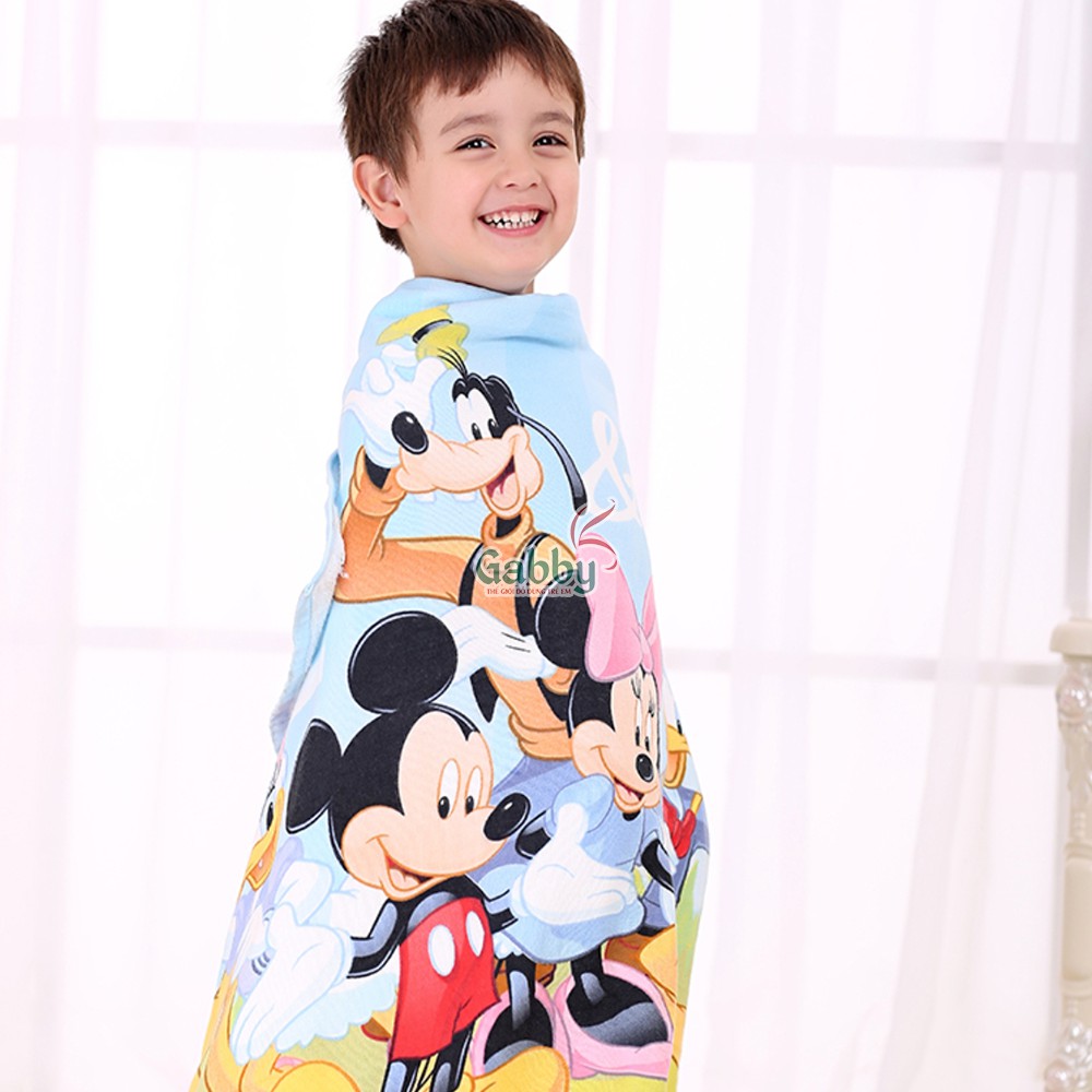 KHĂN TẮM DISNEY 70*140CM 98*98CM (Mickey/ Minnie/ Tsum/ Piglet/ Cinderella/ Tigger/ Winnie The Pooh/ Avengers)