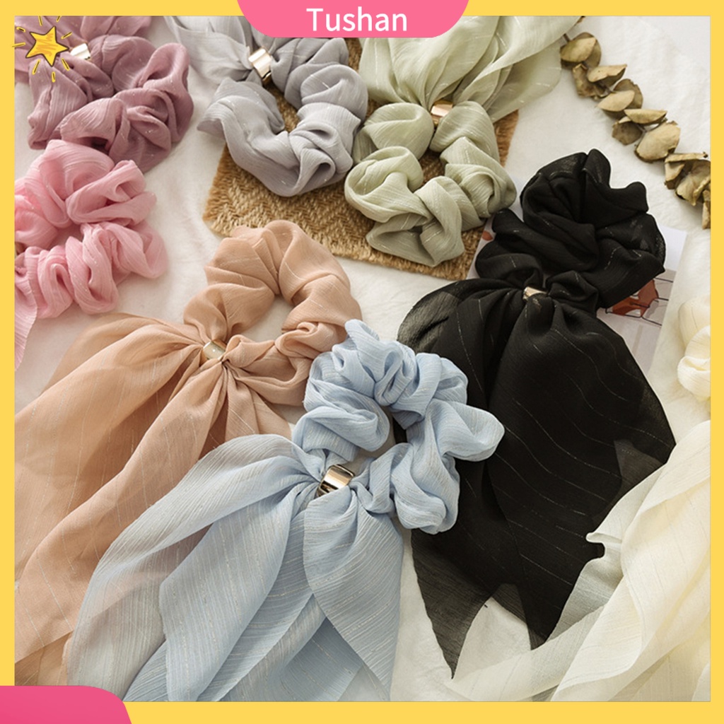 Dây Buộc Tóc Hình Nơ Xinh Xắn Dành Cho Nữ