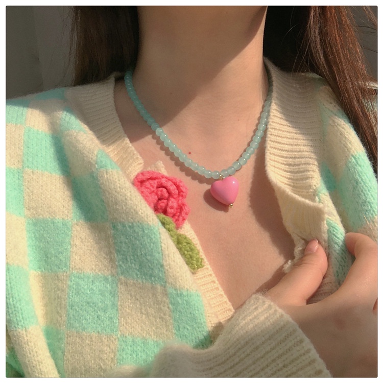 Vòng cổ Chuỗi Hạt Nhiều Màu Sắc