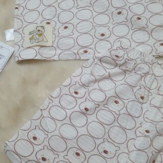 Bộ cộc cotton tre cho bé