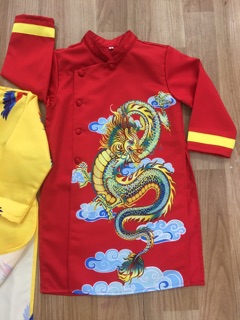 Áo dài bé trai thiết kế