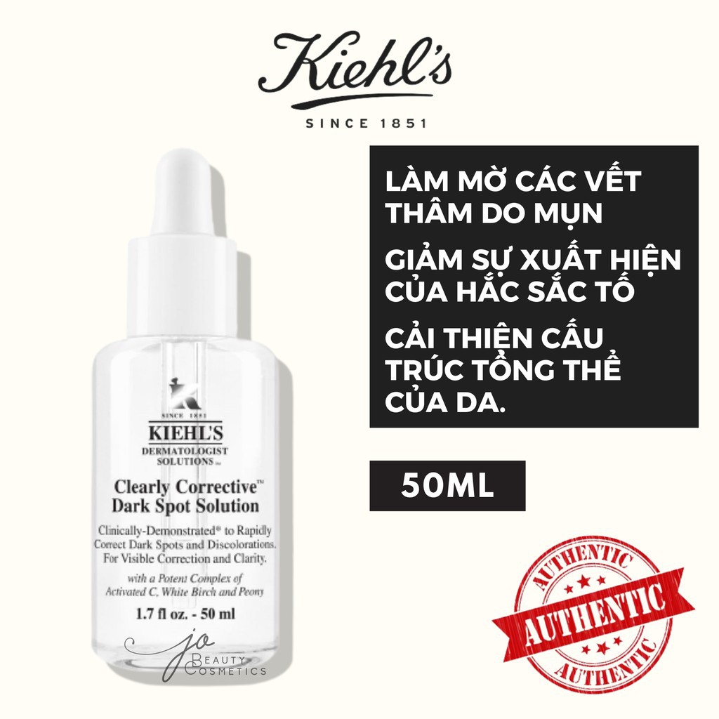 Tinh Chất Kiehl's ✨DƯỠNG TRẮNG - MỜ THÂM✨Clearly Corrective Dark Spot Solution Serum 50ml | BigBuy360 - bigbuy360.vn