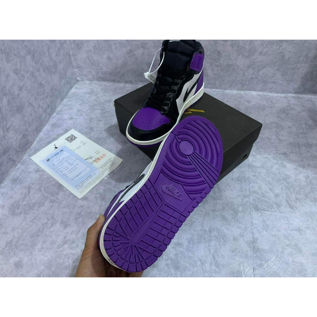 Giày thể thao nam nữ sneaker JD tím phối đen full size 36-43 | BigBuy360 - bigbuy360.vn