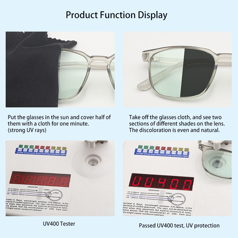 Mắt kính CHARMRAY TR90 chống bức xạ thời trang cao cấp cho nam nữ