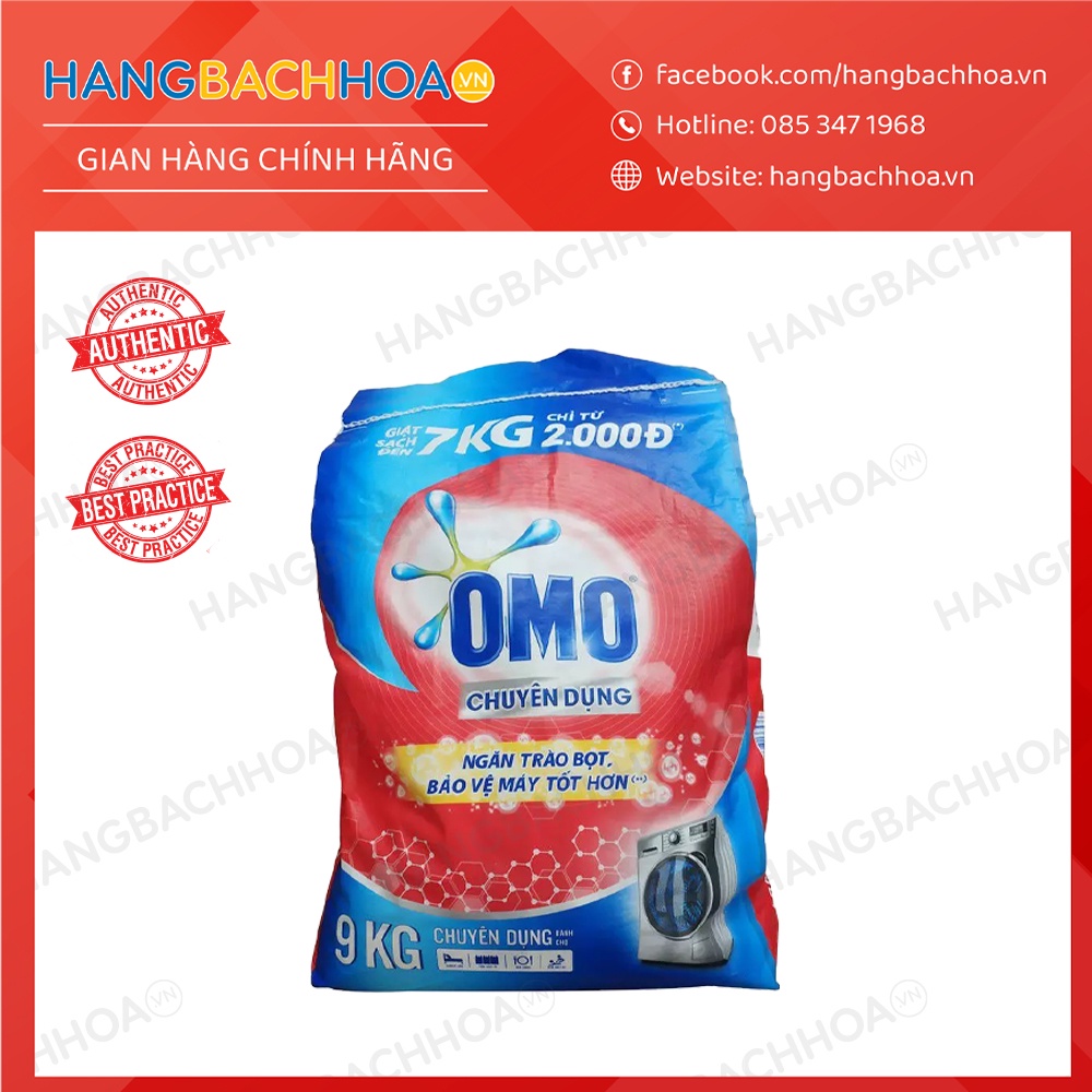 Bột giặt OMO chuyên dụng 9kg