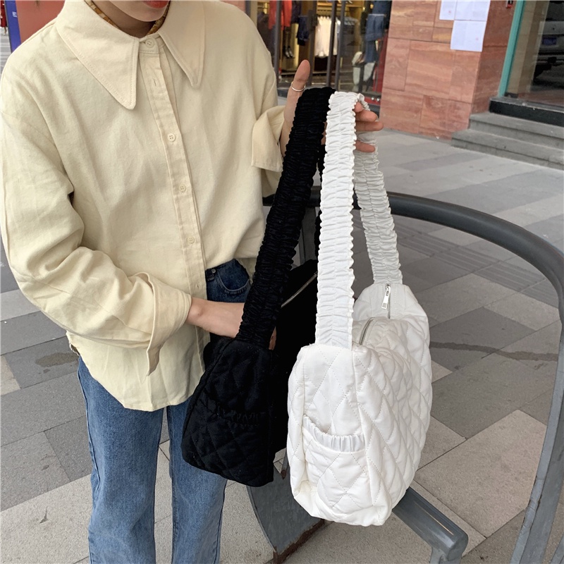 Túi đeo vai IELGY vải canvas Hàn Quốc xinh xắn cho nữ