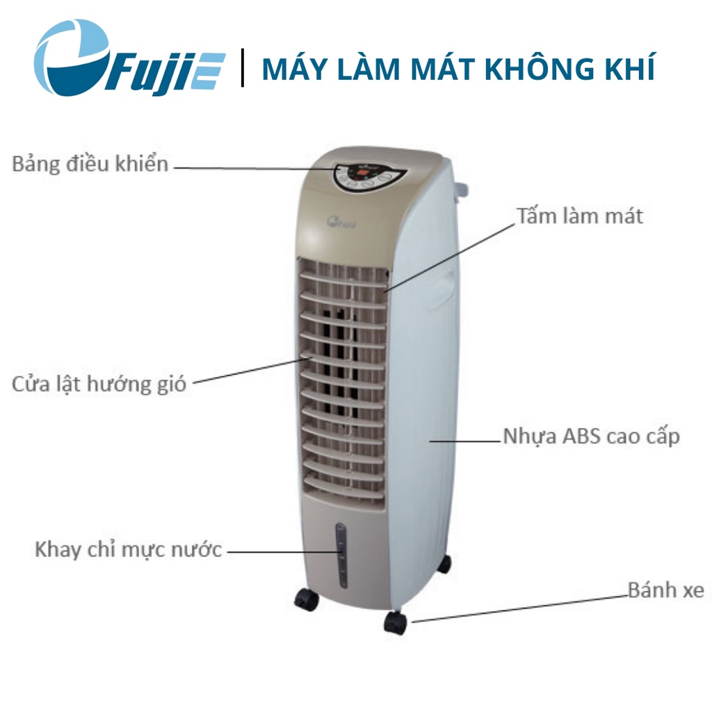 Máy làm mát không khí FujiE AC-18B không phun sương công nghệ Nhật Bản đạt chuẩn quốc tế, Bảo hành 24 tháng