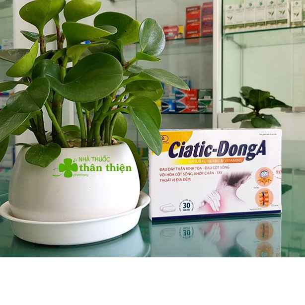 Ciatic-DongA hỗ trợ thông kinh hoạt lạc, giảm triệu chứng của bệnh đau dầu, đau dây thần kinh toạ