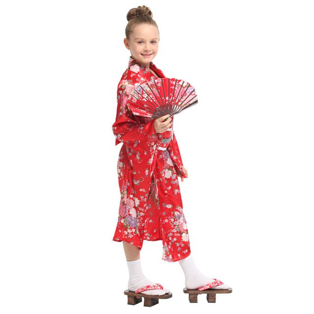 Bộ Kimono kèm quạt hóa trang Halloween cho bé G0350