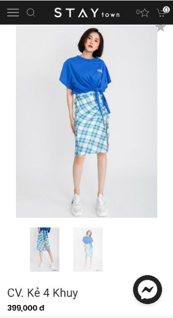 Chân váy xẻ 4 khuy STAY Town | BigBuy360 - bigbuy360.vn