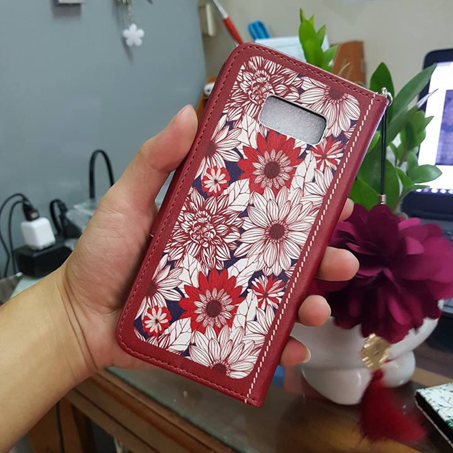 Ốp S8+ (S8plus) Ốp lưng ví da samsung S8+. - ốp lưng giá rẻ LH