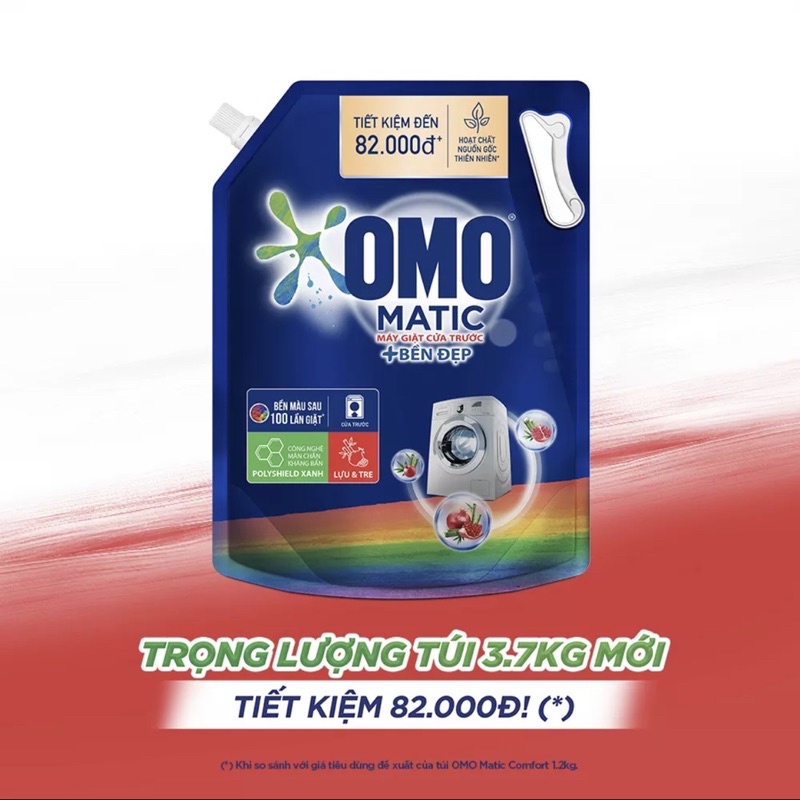Nước giặt OMO Matic Giữ Màu cho máy giặt cửa trước 3,6kg