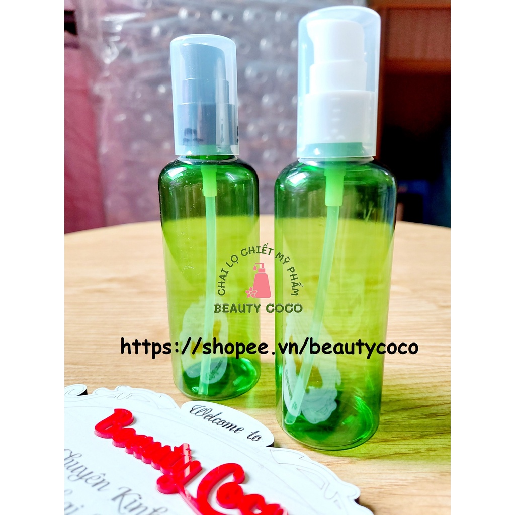 Chai Ấn Giọt 100ml - Chai lọ nhựa pet chiết mỹ phẩm