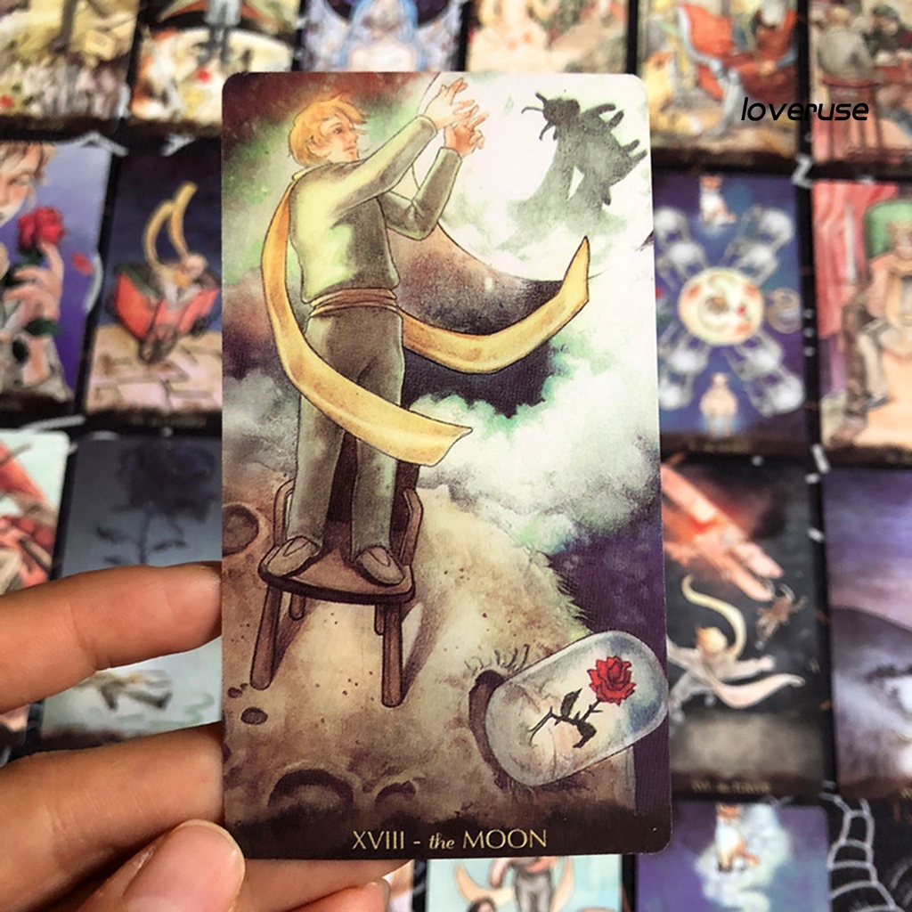 Bộ 78 Thẻ Bài Tarot Tinh Tế Phiên Bản Tiếng Anh Siêu Nhẹ Cho Predict / Yzwj /